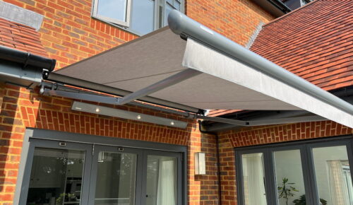 Markilux 1600 Stretch Grey Sunvas 411 85 Awning