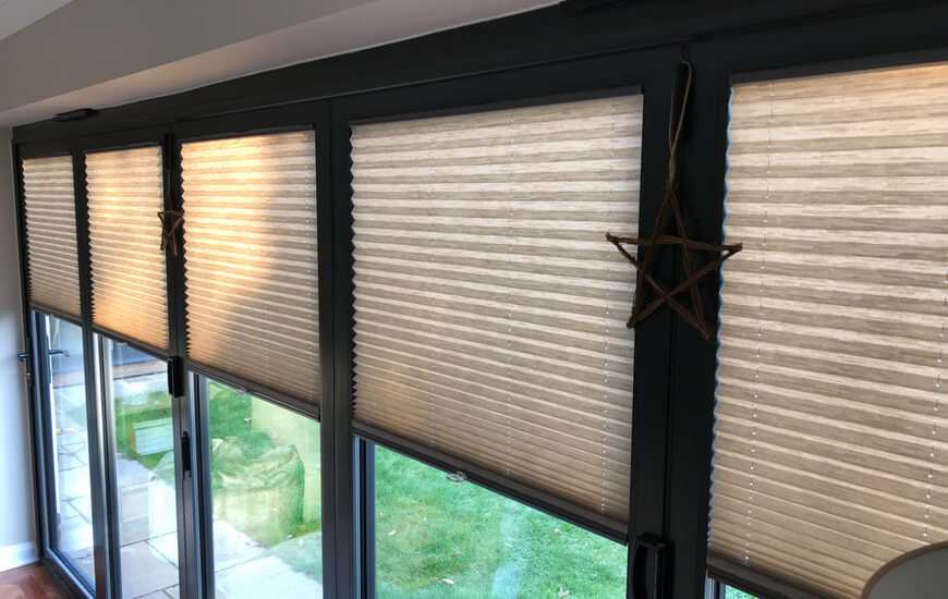 Bifold Door Blinds Visit our Surrey Showroom Aquarius Blinds